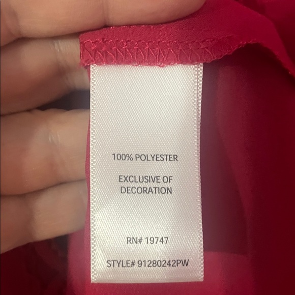 The Pioneer Woman 3/4 sleeves Shark bite hem Tunic Top-XXL- NWOT - Picture 6 of 11